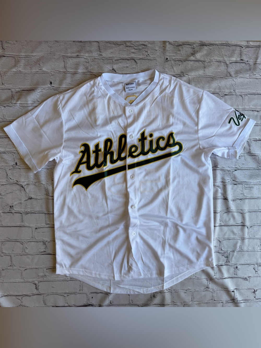 Oakland Athletics SGA Jersey -  6-8-26 A's VS Brewers 1st Game In Las Vegas-XL